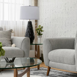 Ledell Glass Top Side Table 2